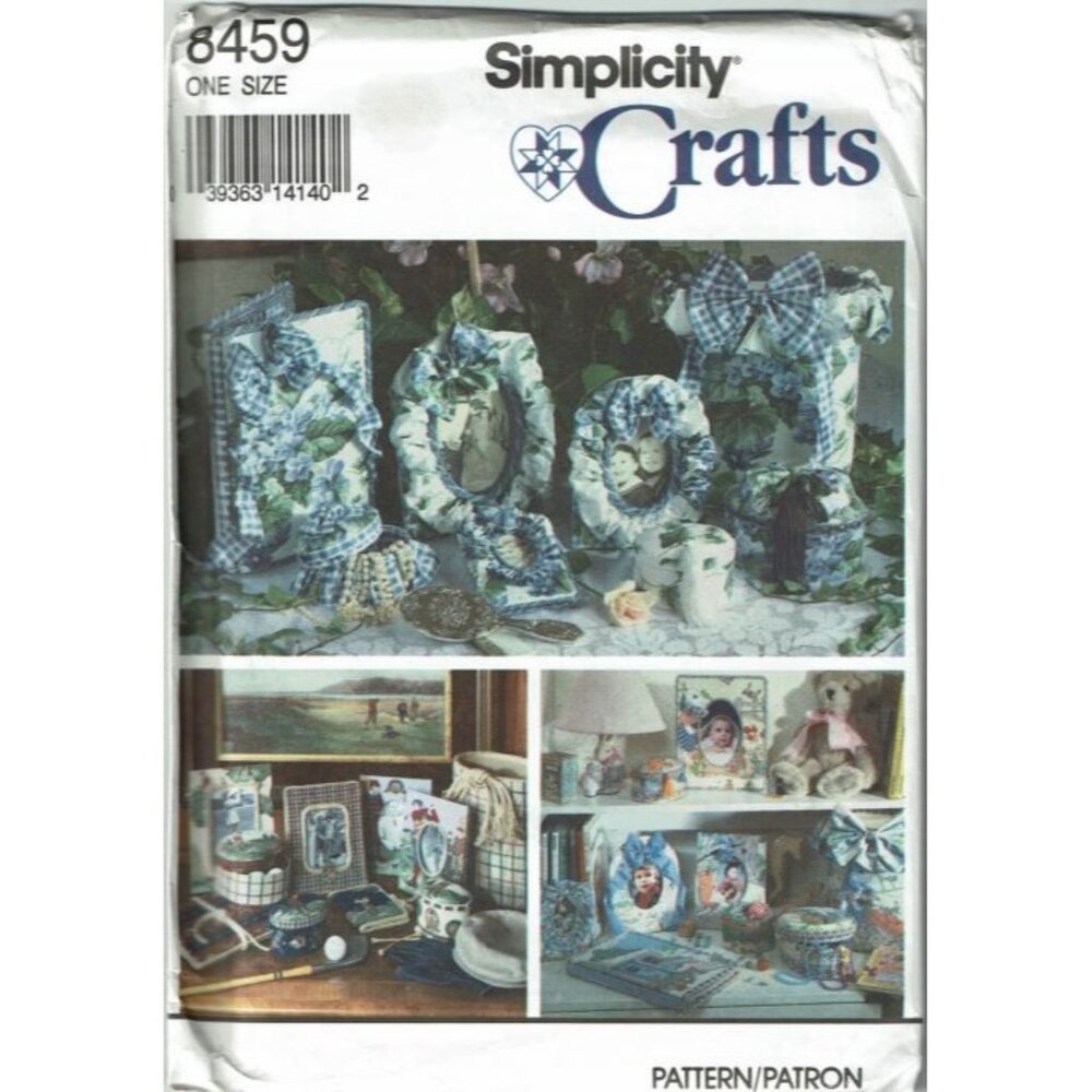Simplicity Sewing Pattern 8459 Frames‎ Albums Boxes